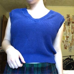 Vintage Jazzy Purple Sweater Vest